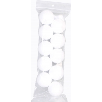 Lot de 3 Boules polystyrène diam. 30 cm séparables, Sphères Creuses  sécables en Styropor Blanc densité Pro